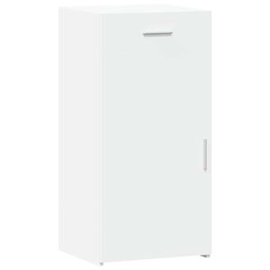 vidaXL Бюфет, бял, 45x42,5x93 см, инженерно дърво