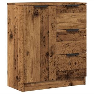 vidaXL Сайдборд, старо дърво, 60x30x70 см, инженерно дърво