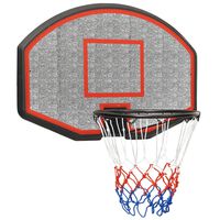 vidaXL Баскетболно табло черно 71x45x2 см полиетилен