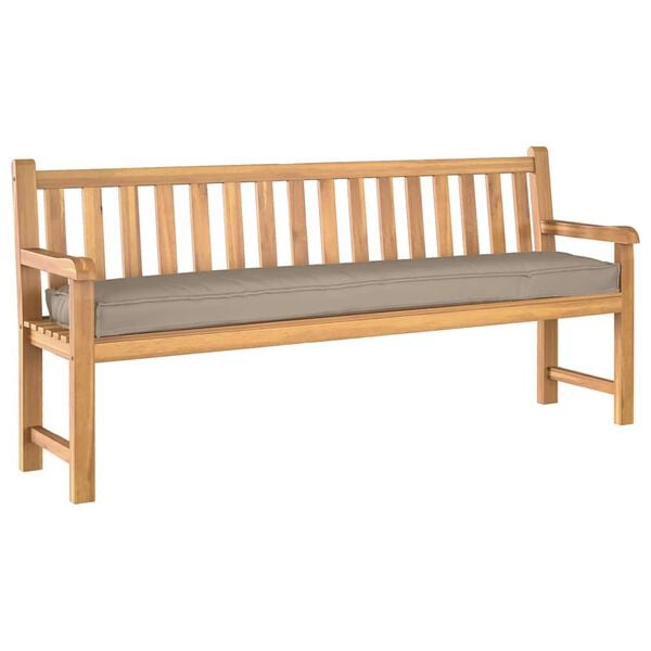 vidaXL Комплект възглавници за палет 2 pcs Таупе 180 x 40 x 8 см