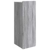 vidaXL Стенно шкафче Сив Сонома 33 x 34,5 x 94 см Инженерна дървесина