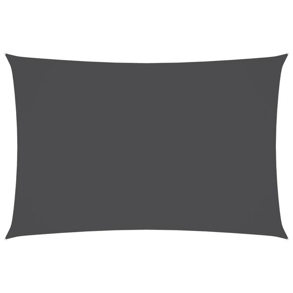 vidaXL Платно-сенник, Оксфорд текстил, правоъгълно, 6x8 м, антрацит