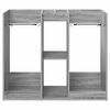 vidaXL Голф шкаф Едноцветен Сив Сонома 102 x 45 x 85,5 см