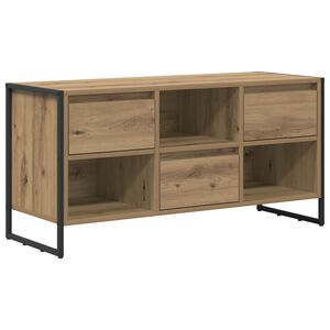 vidaXL ТВ шкаф 100 x 36 x 49,5 см Дъб Артизан Инженерна дървесина