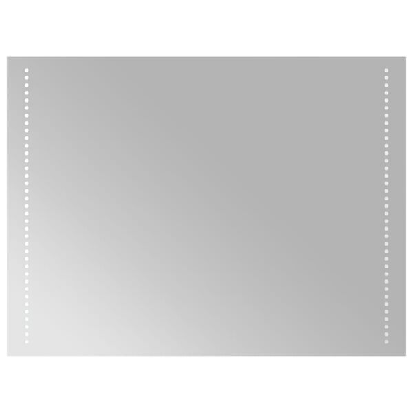 vidaXL LED огледало за баня, 80x60 см