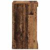 vidaXL LED конзолна маса Старо дърво 41 x 37 x 67 см Инженерно дърво