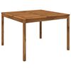 vidaXL Маса за вечеря в градината Натурално 110 x 108,5 x 75 см