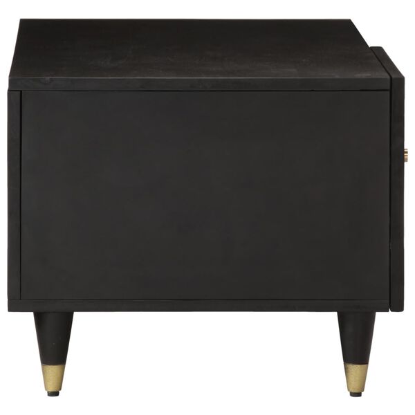 vidaXL Кафе маса, 80x50x40 см, мангово дърво масив