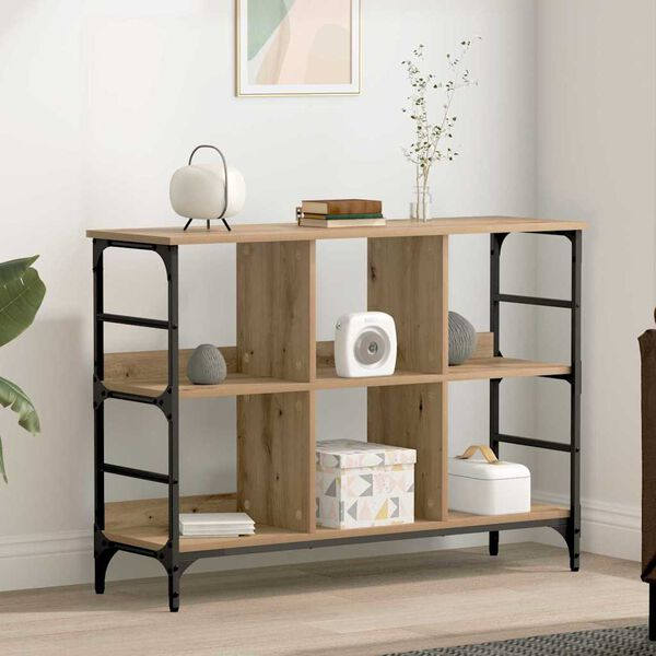 vidaXL Служебен шкаф Дъб 102 x 32 x 73,5 см