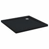 vidaXL Основен трей за душ с точки 90 x 90 x 4 cm ABS Черно