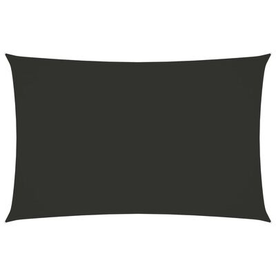 vidaXL Платно-сенник, Оксфорд текстил, правоъгълно, 2x5 м, антрацит