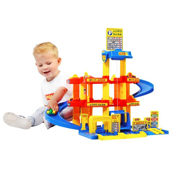 Polesie Wader 5 части комплект паркинг гараж с 3 етажа 59x59x51 см PP