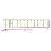vidaXL Клетка за пилета, 1,5x9x1,5 м, импрегниран бор