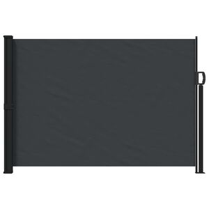 vidaXL Сгъваема странична перголка Черно 300 x 170 cm Полиестер