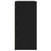 vidaXL Шкаф за обувки Черния дъб 77,5 x 30 x 67 см Инженерно дърво