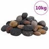 vidaXL Полирани камъчета 10 кг микс цветове 5-8 см