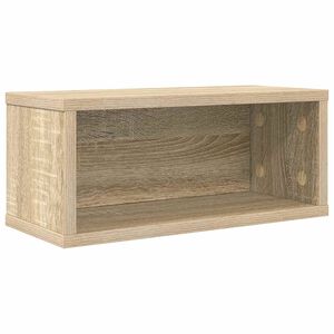 vidaXL Рафтове за CDs Дъб сонома 40 x 17 x 17 см Инженерна дървесина