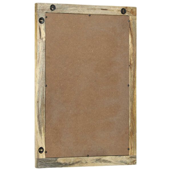 vidaXL Огледало за баня с огледало Кафяво 70 x 50 x 2,5 см