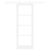 vidaXL Преплъзваща се врата Бяло 78 x 211 см