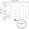 vidaXL Ограда за пасища Сребрист 50 x 0,8 m Поцинкована стомана