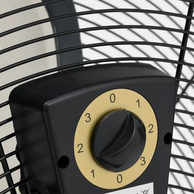 vidaXL Индустриален барабанен вентилатор, 77 см, 240 W, черен