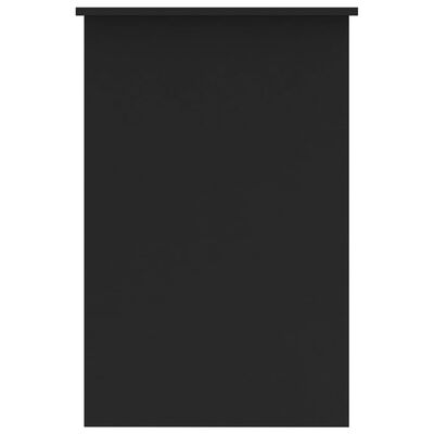 vidaXL Бюро, черно, 100x50x76 см, ПДЧ