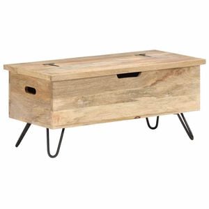 vidaXL Ракла, 90x40x45 см, мангово дърво масив