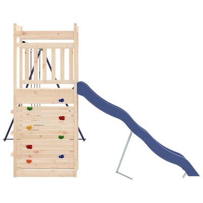 vidaXL Комбинирано детско съоръжение за игра на открито, бор масив
