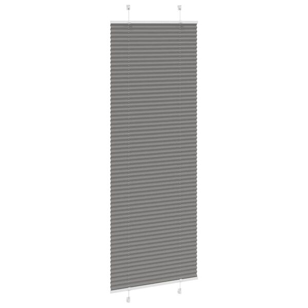 vidaXL Плисирана щора Антрацит 80x200 cm Ширина на плата 79,4 cm