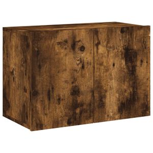 vidaXL ТВ шкаф за стенен монтаж, опушен дъб, 60x30x41 см