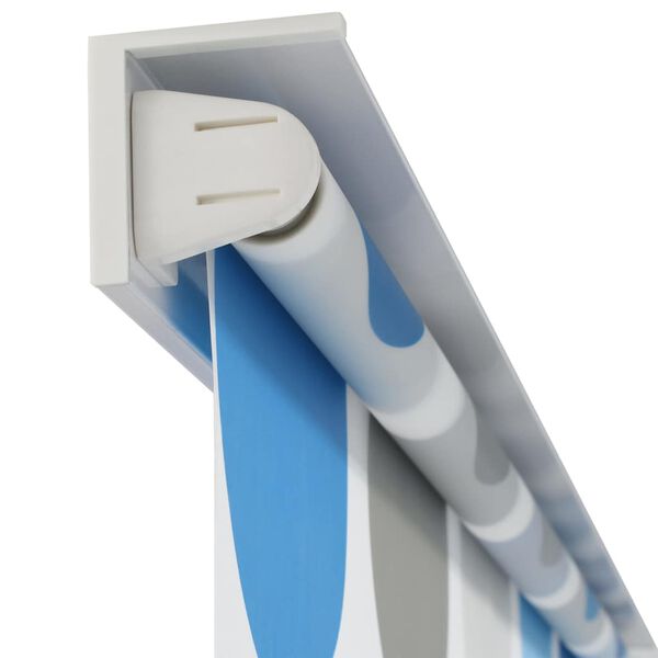 vidaXL Ролетна щора за баня, 100x240 см, кръгове