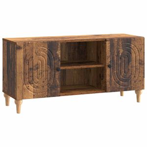 vidaXL ТВ шкаф Старо дърво 102 x 34,5 x 50 см Инженерна дървесина