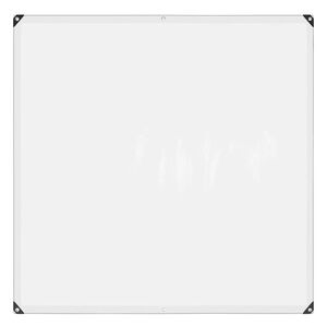 vidaXL Прозрачен брезент с капси 2x2 м, полиетилен