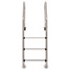 vidaXL Стълба за басейн с 3 стъпала, неръждаема стомана 304, 120 см