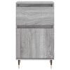 vidaXL Бюфет сив сонома 40x35x70 см инженерно дърво