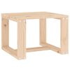 vidaXL Градинска помощна масичка 40x38x28,5 см борово дърво масив