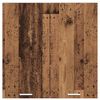 vidaXL Висящ шкаф с врата Старо дърво 80 x 31 x 80 см Инженерно дърво
