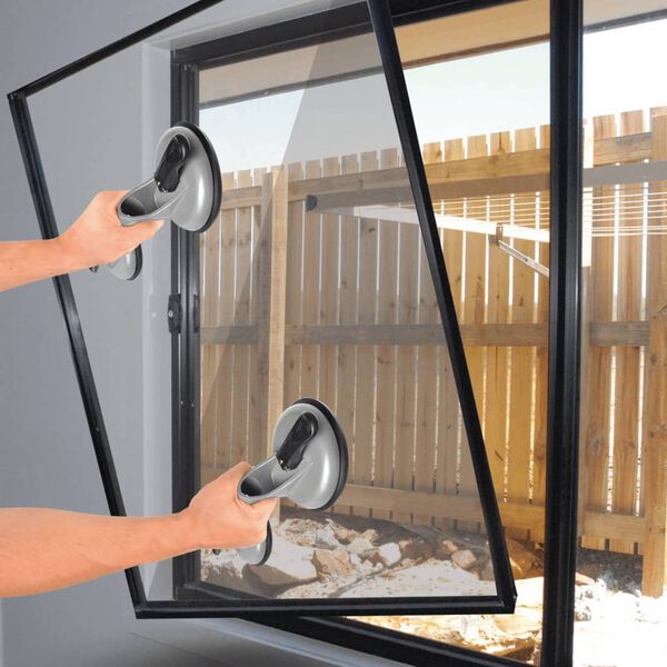 ProPlus Вакуумен подемник с 2 смукателни глави, алуминий