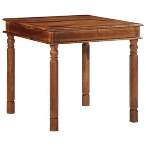 vidaXL Трапезна маса 80x80x77 cm масивна дървесина акация