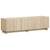 vidaXL ТВ стойка 140 x 34,5 x 40 см Дъб сонома Инженерна дървесина