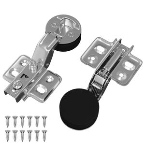 vidaXL Панта 2 pcs Сребрист 35 мм Желязо