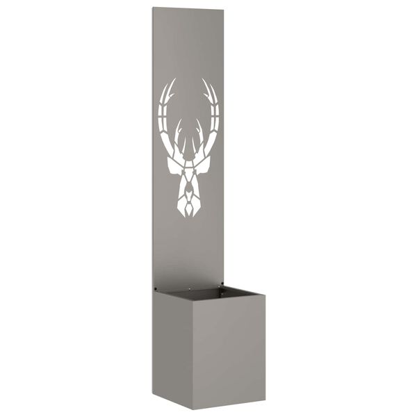 vidaXL Екран за градинска неприкосновеност Ръждясало 32 x 140 см