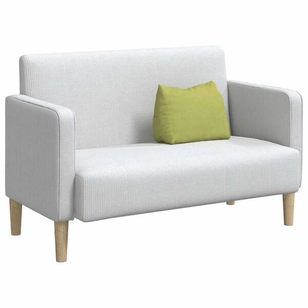 vidaXL Възглавница за гръб Светло зелено 45 x 20 x 35 см текстил