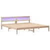 vidaXL Рамка за легло Кафяво 180 x 200 cm Солидно борово дърво