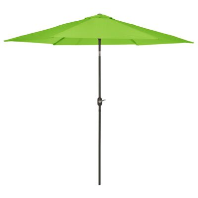 Madison Градински чадър Tenerife, 300 см, кръгъл, ябълковозелен