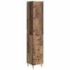 vidaXL Комплект шкафове 2 pcs 33 x 34,5 x 90 см Инженерна дървесина