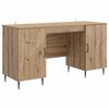 vidaXL Бюро Дъб артизан Инженерна дървесина 142,5 x 50 x 75 см