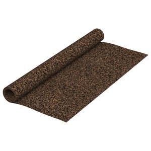 vidaXL Коркова ролка Кафяво 200 x 100 cm Корк и гума