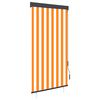 vidaXL Външна ролетна щора, 80x250 см, бяло и оранжево