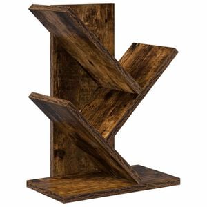 vidaXL Дървена библиотека 3-тирe 30 x 18 x 40 см Инженерна дървесина